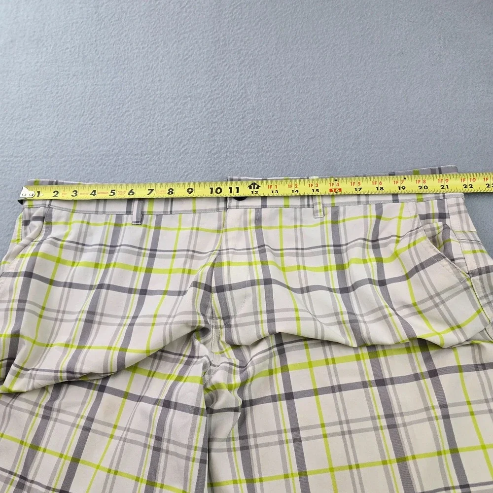 Op Opflex Board Shorts Mens 42 Multicolor Plaid Stretch Flat Front Beach Wear